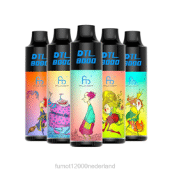 Fumot Nederland - Fumot DTL 8000 wegwerp-vape-pen - 16 ml (1 stuk) exclusief RLDT413