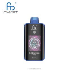 Fumot Vapes Nederland - Fumot Tornado 25000 wegwerpvape zwart ijs 26X2X42
