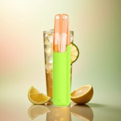 Snowplus Dash 4000 Puffs Frisse Geïjste Citroenthee met Ceramische Atomizer en 530 mAh