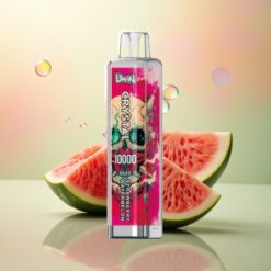 Uwin Crystal 10000 Puffs Aardbei Watermelon RGB Licht 18ml 650mAh
