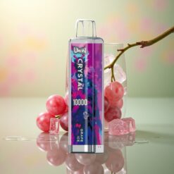 Uwin Crystal 10000 Puffs Druif IJs RGB Verlichting 5% Nicotine 650mAh