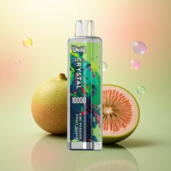 Uwin Crystal 10000 Puffs Kiwi Passievrucht Guava 5% nicotine 650mAh RGB