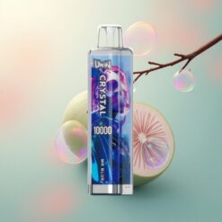 Uwin Crystal 10000 Puffs Meneer Blauw 18ml 650mAh RGB