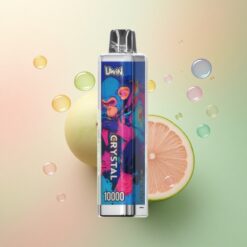 Uwin Crystal 10000 Puffs Miami Munt 18ml 650mAh 0,8 Ohm Mesh RGB