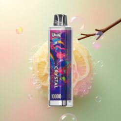 Uwin Crystal 10000 Puffs Vanille-IJzer Lichtshow 18ml 650mAh