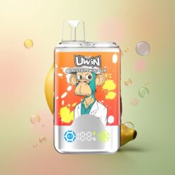 Uwin Crystal Twins 40000 Puffs Aardbei Banaan Liefde 66 Duale Smaak 850mAh