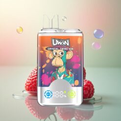 Uwin Crystal Twins 40000 Puffs Aardbei Framboos Kersen Mr Blauw 850mAh Mesh Coil