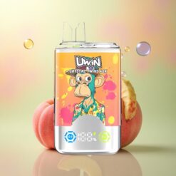 Uwin Crystal Twins 40000 Puffs Perzik Mango Ananas Rode Stier 850mAh 32ml