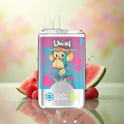 Uwin Crystal Twins 40000 Puffs Watermeloen IJs Gemengde Bessen 850mAh 32ml