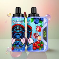 VapSolo VIKING 12000 Puffs Blauwe Bes Kers Veenbes 22ml 20mg Nicotine Type-C
