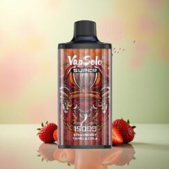 Vapsolo Super 15000 Puffs Aardbei Vanille Cola 40ml 850mAh Mesh
