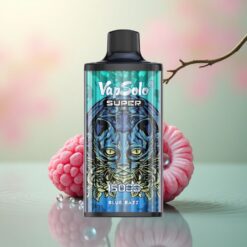Vapsolo Super 15000 Puffs Blauwe Framboos 40ml 850mAh Mesh