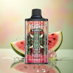 Vapsolo Super 15000 Puffs Watermeloen IJs Type-C 850mAh 40ml Nicotine