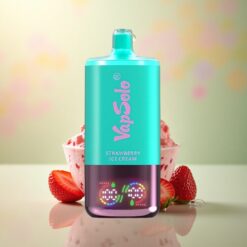 Vapsolo Triple 30000 Puffs Aardbeienijs 40ml Type-C 20mg nicotine