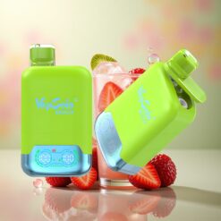 Vapsolo Twins 20000 Puffs Aardbei Kiwi & Aardbei Framboos Kers IJs met 40 ml E-Liquid en 20mg/ml Nicotine