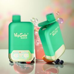 Vapsolo Twins 20000 Puffs Blauwebes Zwarte Bes & Grapefruit Verfrisser met 40 ml E-Liquid en Type-C Oplaadpoort