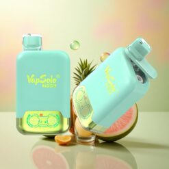 Vapsolo Twins 20000 Puffs Drievoudige Meloen & Ananas Kokos met 40 ml E-Liquid en Type-C Oplaadpoort