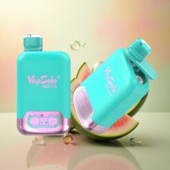 Vapsolo Twins 20000 Puffs Drievoudige Meloen & Framboos Watermeloen met 40 ml E-Liquid en Type-C Oplaadpoort