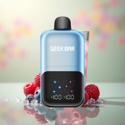 GEEK BAR 2GO 20ml 50000 Puffs Blauwe Bes Framboos IJs met Aanpasbare Smaak en Oplaadbare Batterij