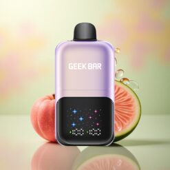 GEEK BAR 2GO 20ml 50000 Puffs Perzik Mango Watermeloen IJs met Aanpasbare Smaak/Verkoudheid en Oplaadbare Accu