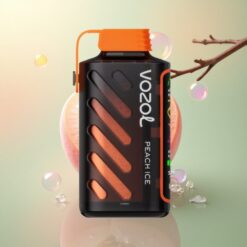 VOZOL Gear Power 20000 Puffs Perzik IJs Dual Mesh 20mL 5% Nicotine