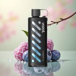 VOZOL Gear Shisha 25000 Puffs Blauwe Bes IJs met Dual Mesh en 5mg/ml Nicotine